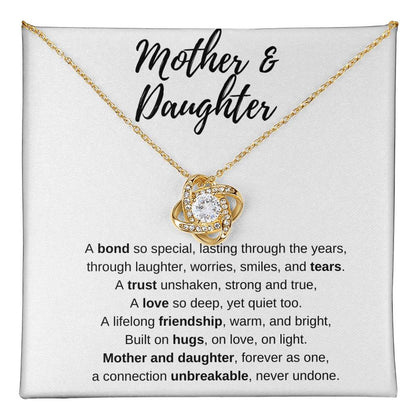 Love Knot Necklace for Mother & Daughter