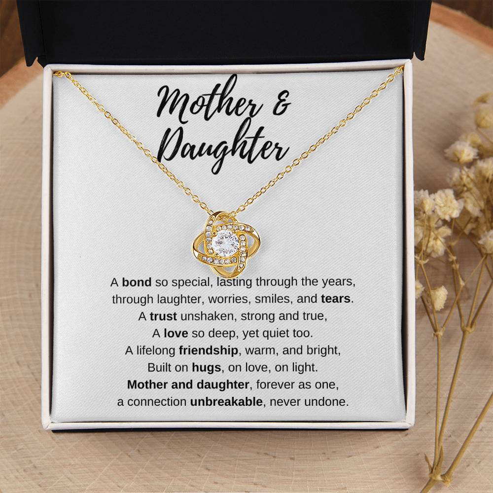 Love Knot Necklace for Mother & Daughter