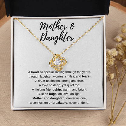 Love Knot Necklace for Mother & Daughter