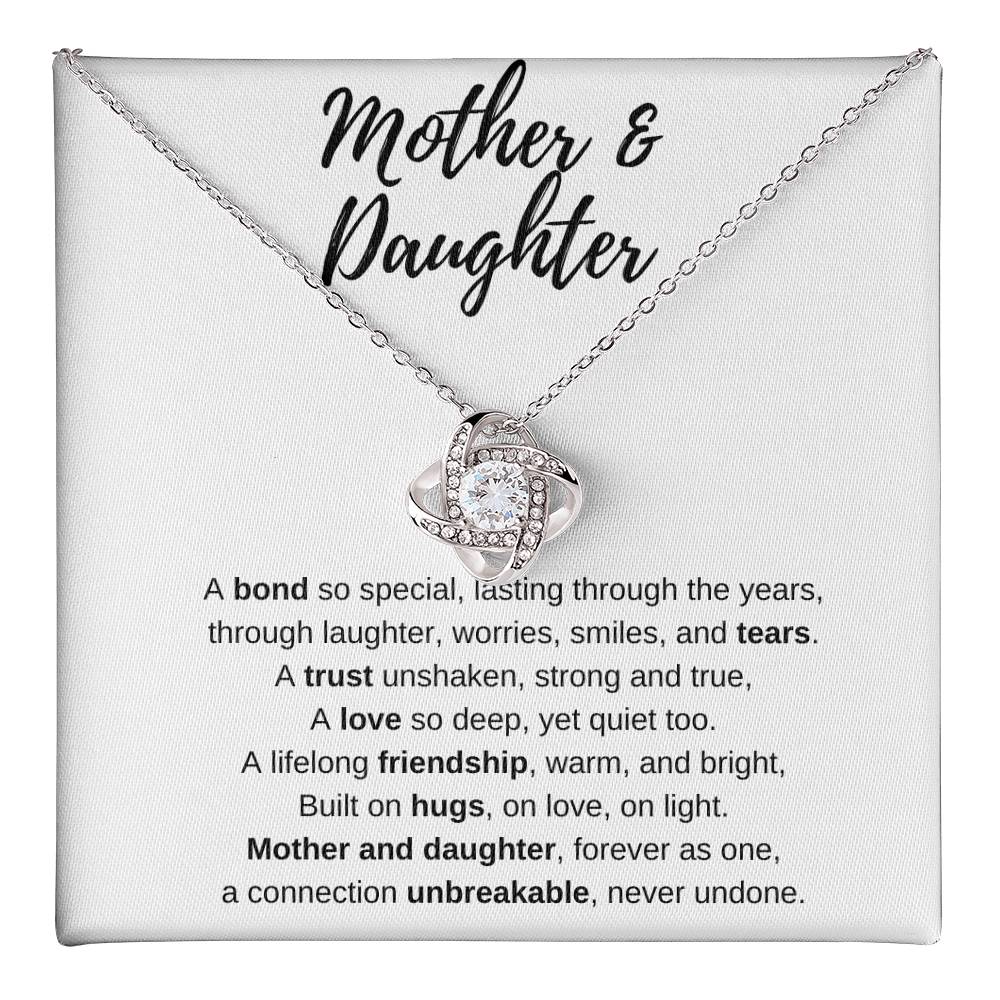 Love Knot Necklace for Mother & Daughter