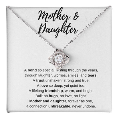 Love Knot Necklace for Mother & Daughter