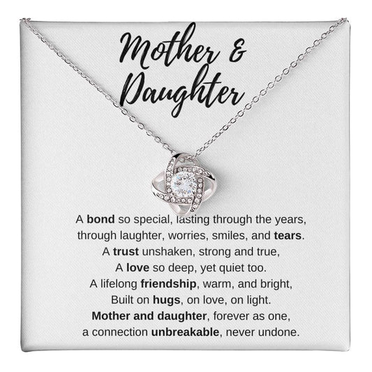 Love Knot Necklace for Mother & Daughter